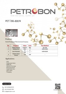PET BG-800 N Datasheet