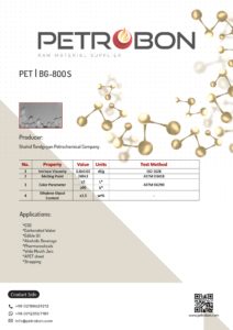 PET BG-800 S Datasheet