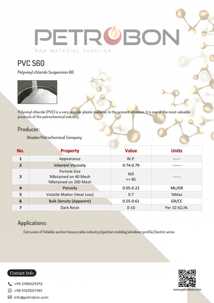 Abadan PVC S60 Datasheet | www.petrobon.com