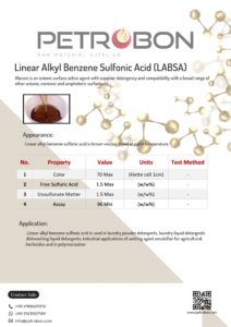 Linear Alkyl Benzene Sulfonic Acid (LABSA)