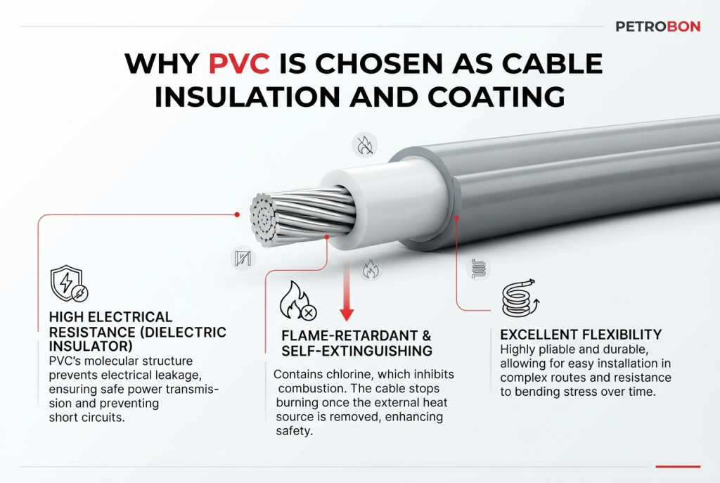چرا PVC به عنوان عایق و روکش کابل انتخاب میشود؟
