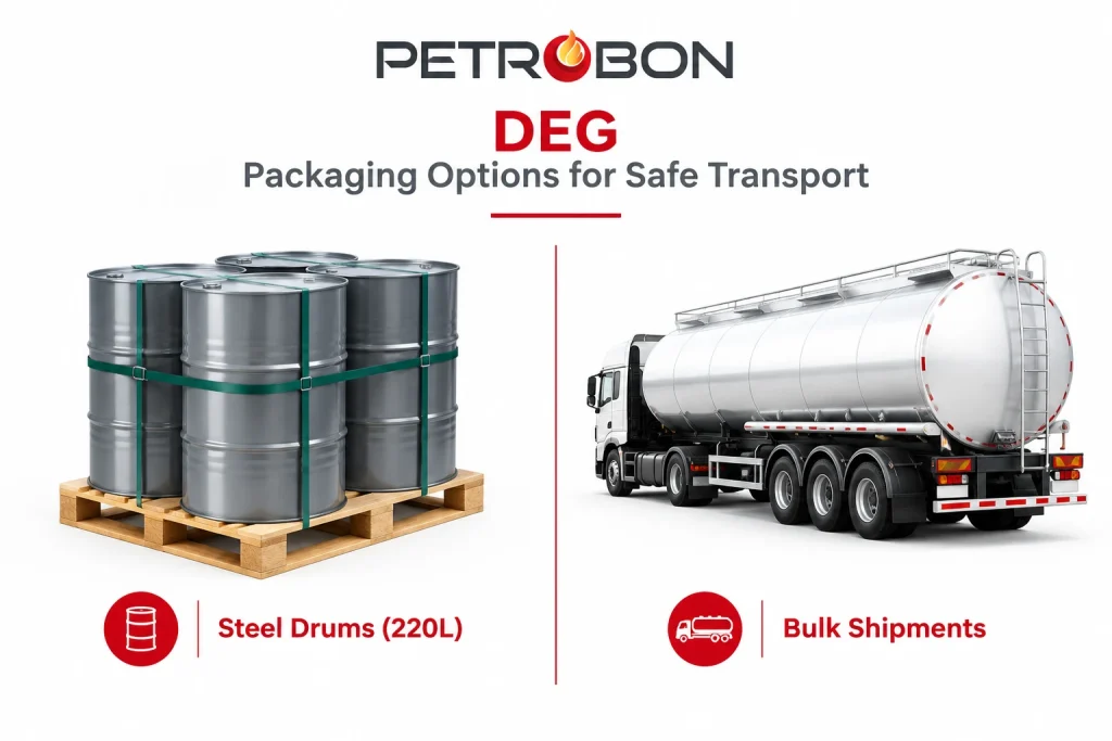 DEG Packaging Options for Safe Transport